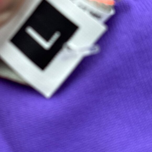 NWT MAAJI Lady Violet Reversible Bikini Bottoms Sz L Tropical Leaf Print Purple - Picture 8 of 9